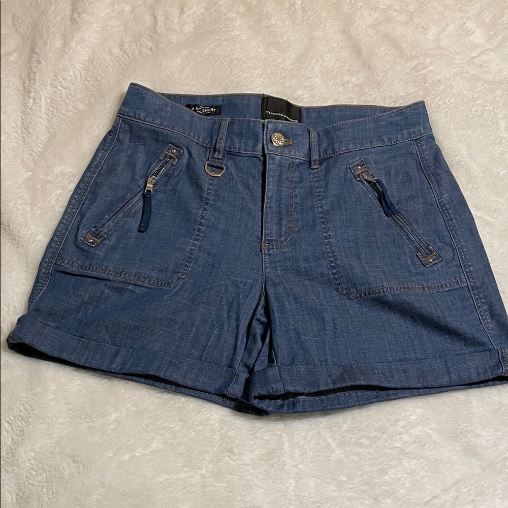 Blue Denim Women's Shorts